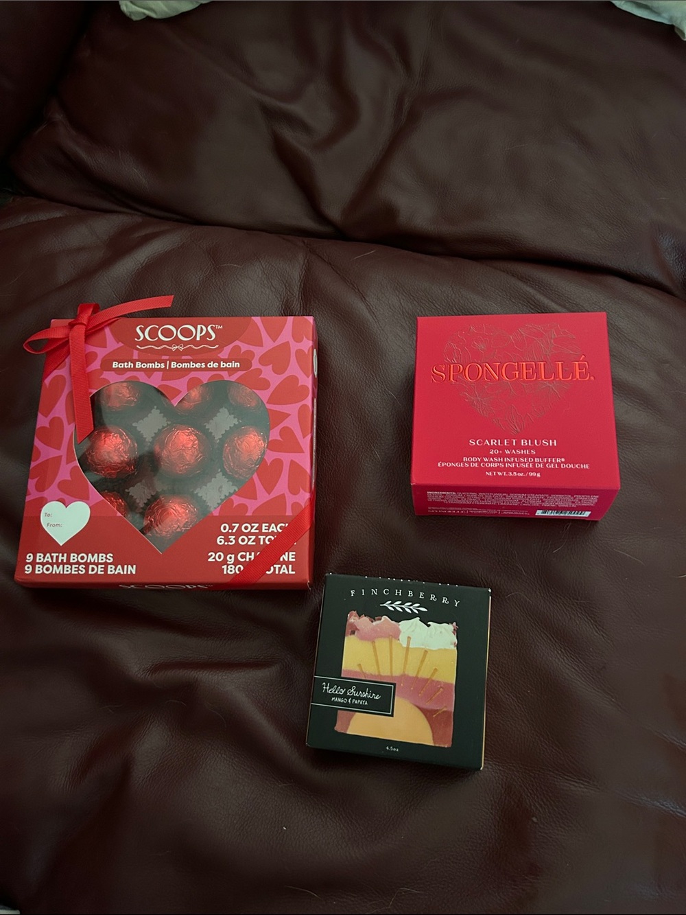 Spongellé Scarlet Blush Body Wash-Infused Buffer in Red